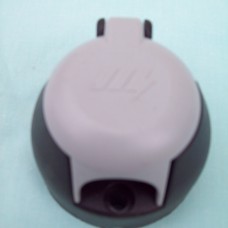 7 PIN Plastic SOCKET S type Black with grey lid Caravan Trailer Towing SC130C